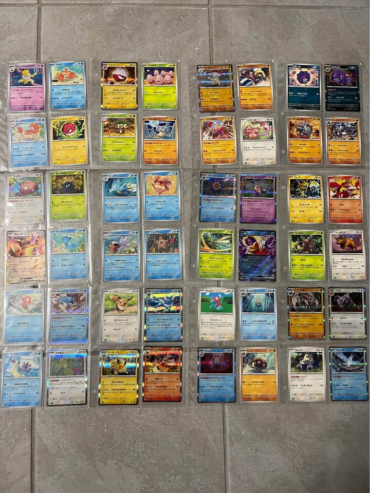 POKEMON 151 (JAPANESE) - Complete 165 Card Set (Common/Uncommon/R/RR) sv2a