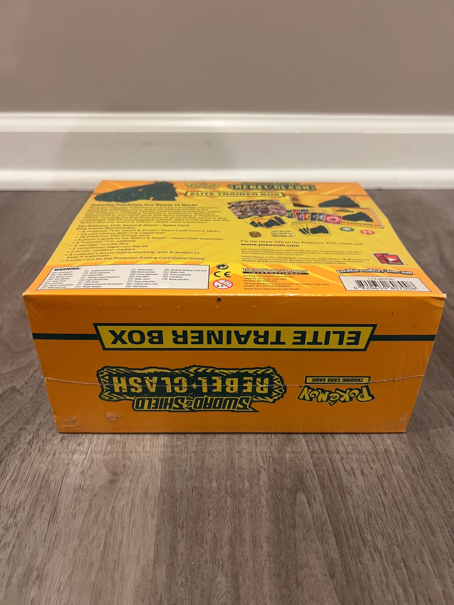 Rebel Clash Elite Trainer Box - SWSH02 (Click for picture)