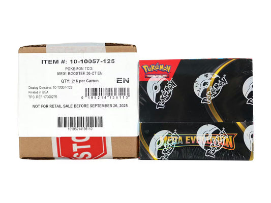 Mega Evolution Enhanced Booster Case - ME01: Mega Evolution (MEG)