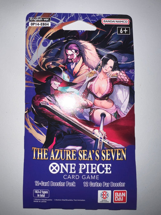 The Azure Sea's Seven Sleeved Booster Pack (OP14)