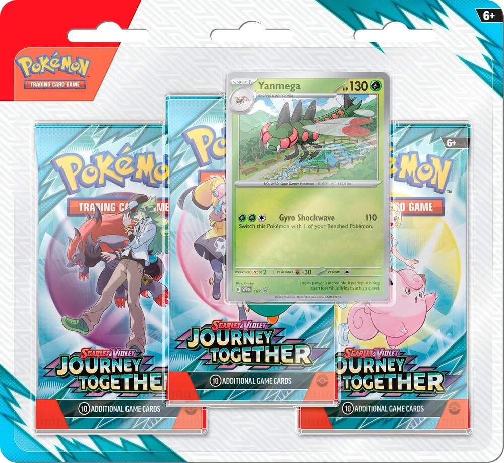 Journey Together 3 Pack Blister [Yanmega] - SV09: Journey Together (JTG)