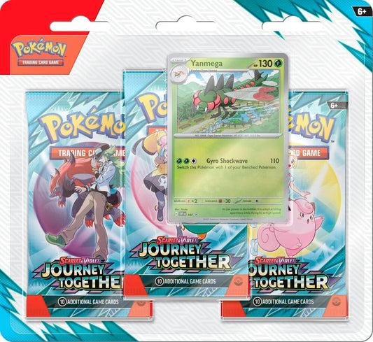 Journey Together 3 Pack Blister [Yanmega] - SV09: Journey Together (JTG)