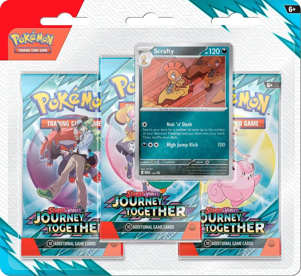 Journey Together 3 Pack Blister [Scrafty] - SV09: Journey Together (JTG)