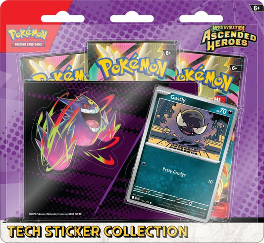 Mega Evolution: Ascended Heroes Tech Sticker Collection - Gastly - ME: Ascended Heroes (ASC)