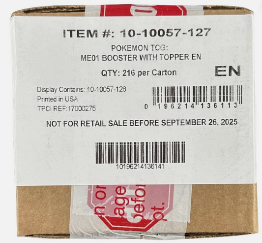 Mega Evolution Enhanced Booster Case - ME01: Mega Evolution (MEG)