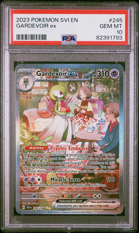 GARDEVOIR ex #245 - POKEMON SVI EN-SCARLET & VIOLET - GEM MT 10 - 82391793